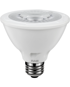 RAB Lighting PAR30S-11-9 Energy Star Rated 11 Watt LED PAR30S E26 Lamp 120V 90CRI Dimmable 75W Equivalent