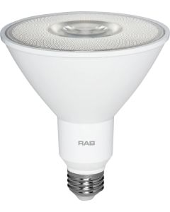 RAB Lighting PAR38-16-930-25D-DIM Energy Star Rated 16-Watt LED E26 PAR38 Lamp Dimmable 3000K