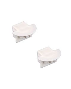 American Lighting PE-AA2DF-END Plastic End Cap for Trulux Double Flange Extrusion