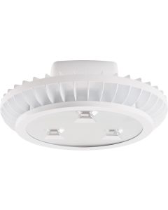 RAB Lighting AISLED78 78 Watt LED High Bay Aisle Light Fixture with Hook and Cord White Finish