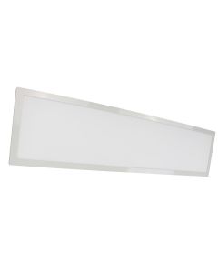 Satco Lighting 62-1054 45 Watt 1x4 Foot Linear LED Surface Mount Fixture Dimmable White Finish 3000K