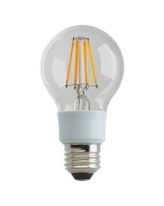 Satco Lighting S9845 9 Watt A19 Omni-directional Screw-In LED Filament Light Bulb Lamp E26 Medium Base Dimmable 2700K