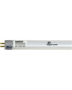 SATCO S9911 25T5/LED/46-840/DR DLC Qualified 25 Watt 4 Foot T5 LED Linear Tube Lamp Miniature Bi-Pin Base, 5000K