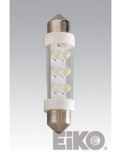 Product Images EIKO LED-24-FESTOON-W 24VDC Festoon 10mm 17lm LED Light Bulb 