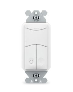 Sensorworx SWX-852-B Wireless Remote 2-Button Switch and Dimmer - Battery-Powered