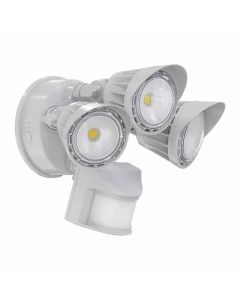 Westgate SL-30W-P 30 Watt LED Security Lights with PIR Sensor up to 80% DIM/OFF when No Motion Detected - White