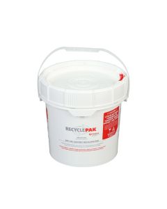 Veolia SUPPLY-041CH RecyclePak 3.5 Gal. Dry Cell Battery Recycling Pail Container Kit Prepaid Return Shipping