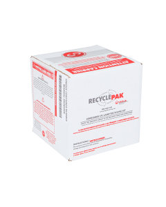 Veolia SUPPLY-123 RecyclePak Consumer CFL Recycling Box Container Kit Prepaid Return Shipping Product