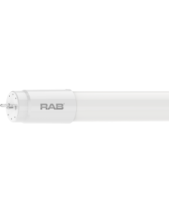 RAB Lighting T8-12-48 12-Watt Ballast Compatible G13 4FT Linear Tube Lamp 32W Equivalent