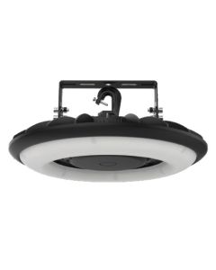 SLG Lighting HFO G1 DLC Listed LED Disc-Shape Black Round UFO High Bay Light Fixture