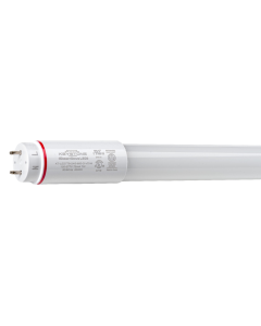 Keystone Technologies KT-LED15T8-48GC DLC Listed 15 Watt LED T8 Shatter-Proof Coated Glass Linear Tube Lamp Dimmable G13 Base