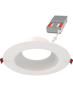 Juno Lighting WF6 DREG B ALO20 SWW5 90CRI MW M6 16 Watt 6-Inch Color Selectable LED Baffle Trim Canless Wafer Downlight with Triac Dimming - Replaces up to 75W Inc